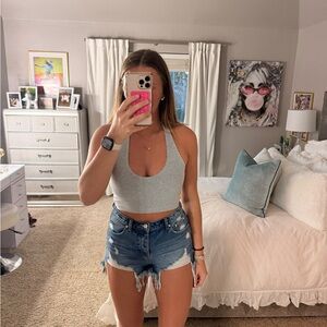 Brandy Melville Light Gray Tank Top